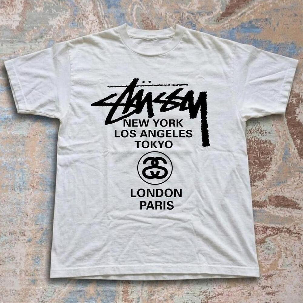 Stussy White Cotton Re T-Shirt